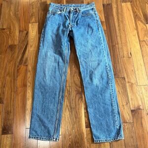 Levi's 550 Jeans Men's W32 L36 Medium Wash Blue Relaxed Fit Tapered Leg